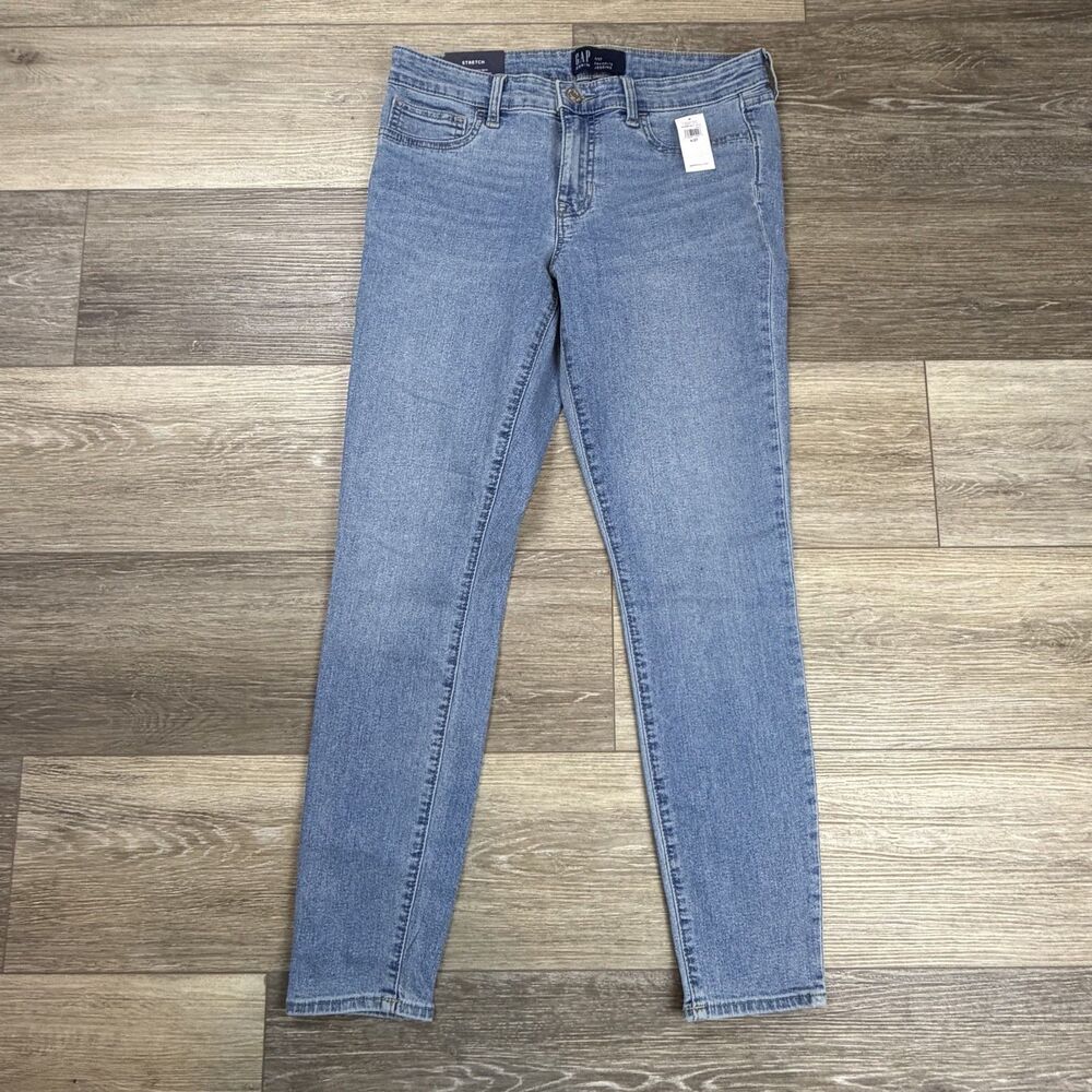 Gap Jeans Womens Size 4 Blue Favorite Jegging Mid Rise Super Skinny Stretch